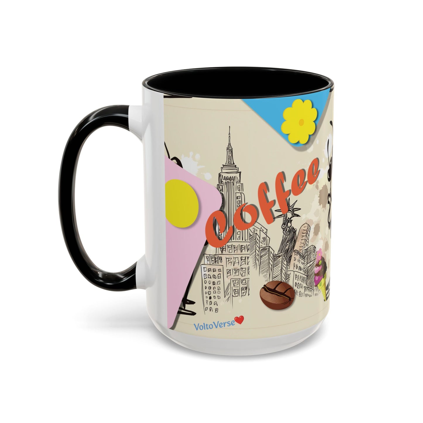 NYC Ice cream flavor melting MUG   (11, 15oz)