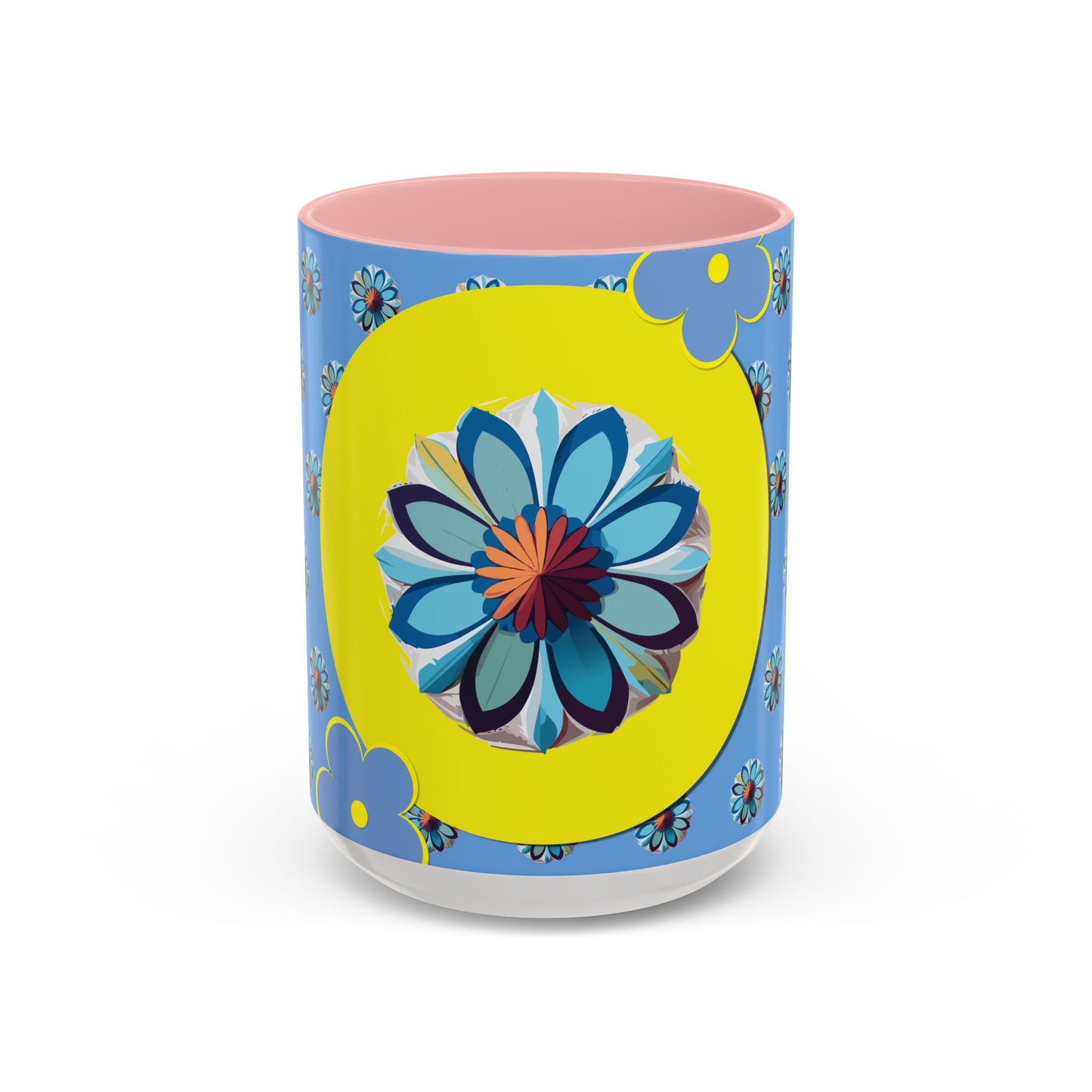 Blue Flower  Coffee Mug (11, 15oz)