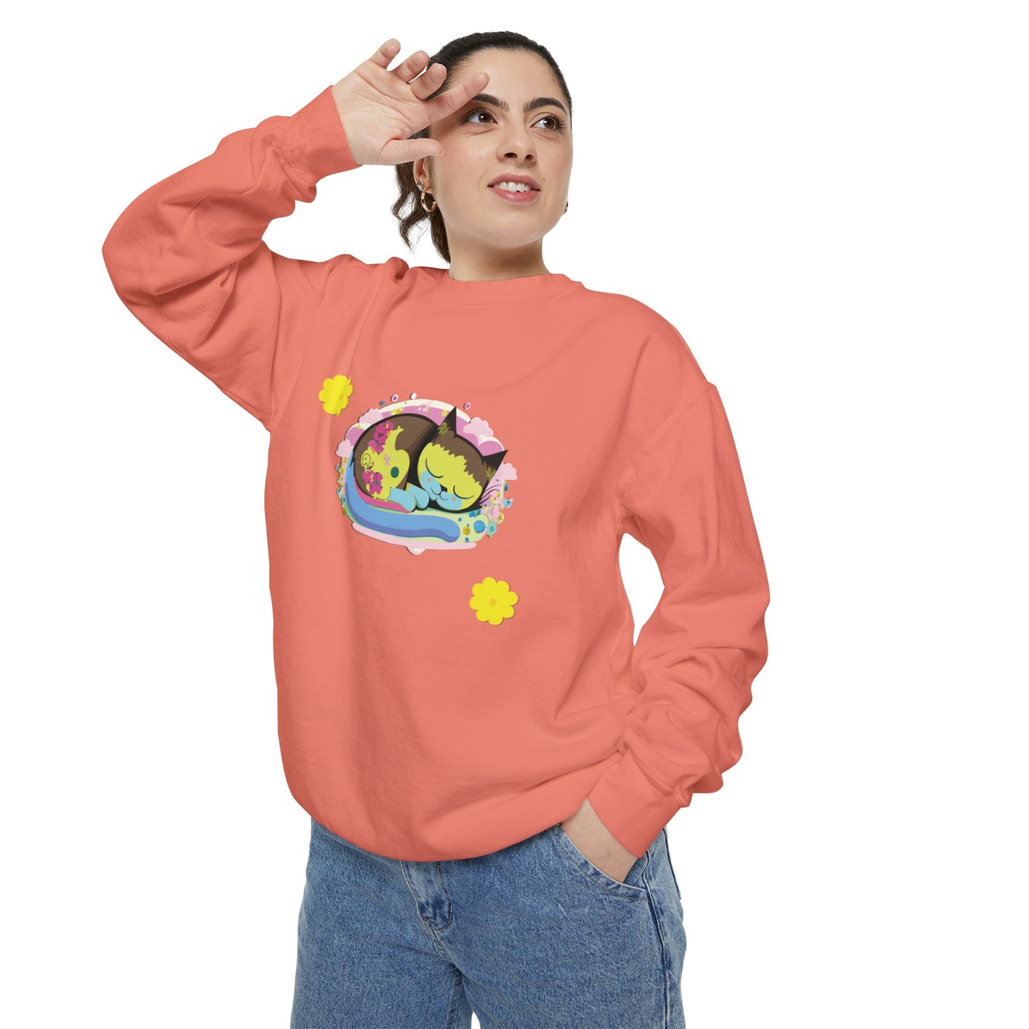 Sleepy Cat Sweatshirt