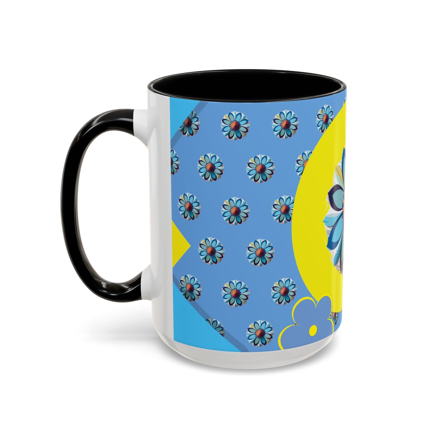 Blue Flower  Coffee Mug (11, 15oz)