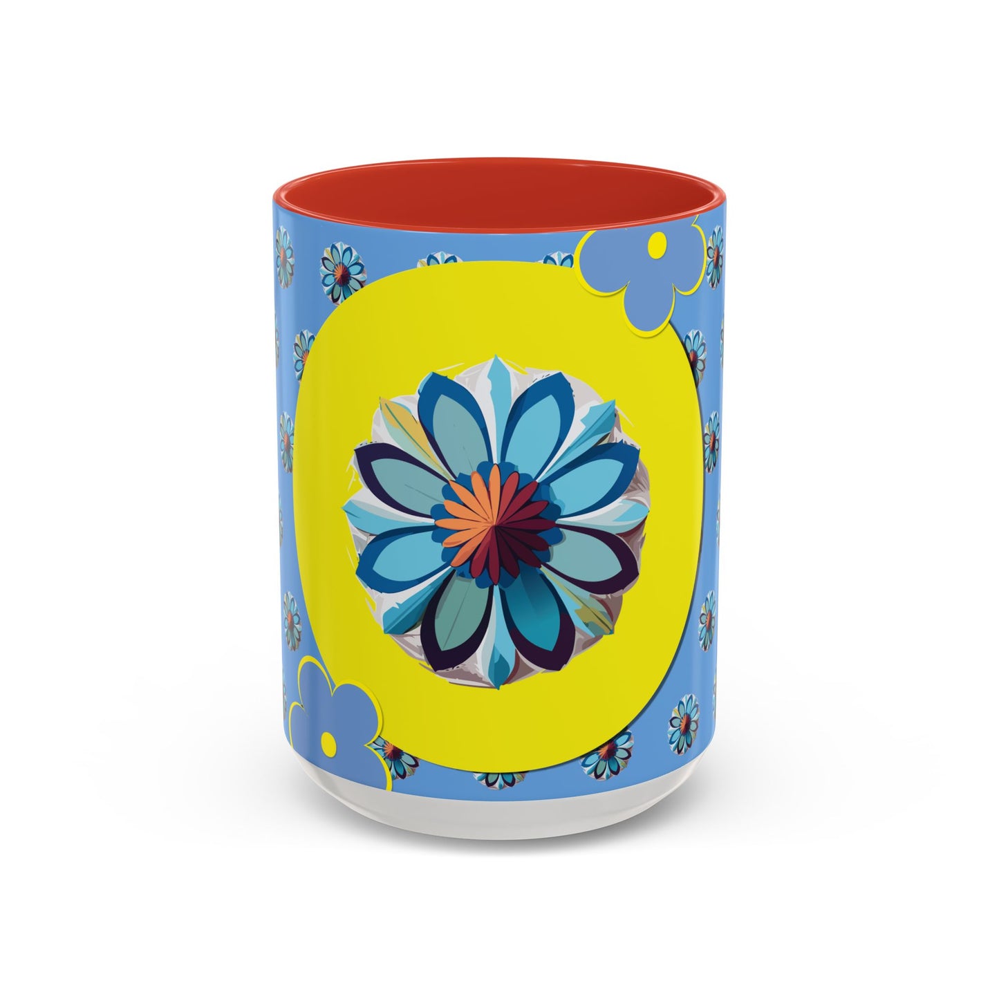 Blue Flower  Coffee Mug (11, 15oz)