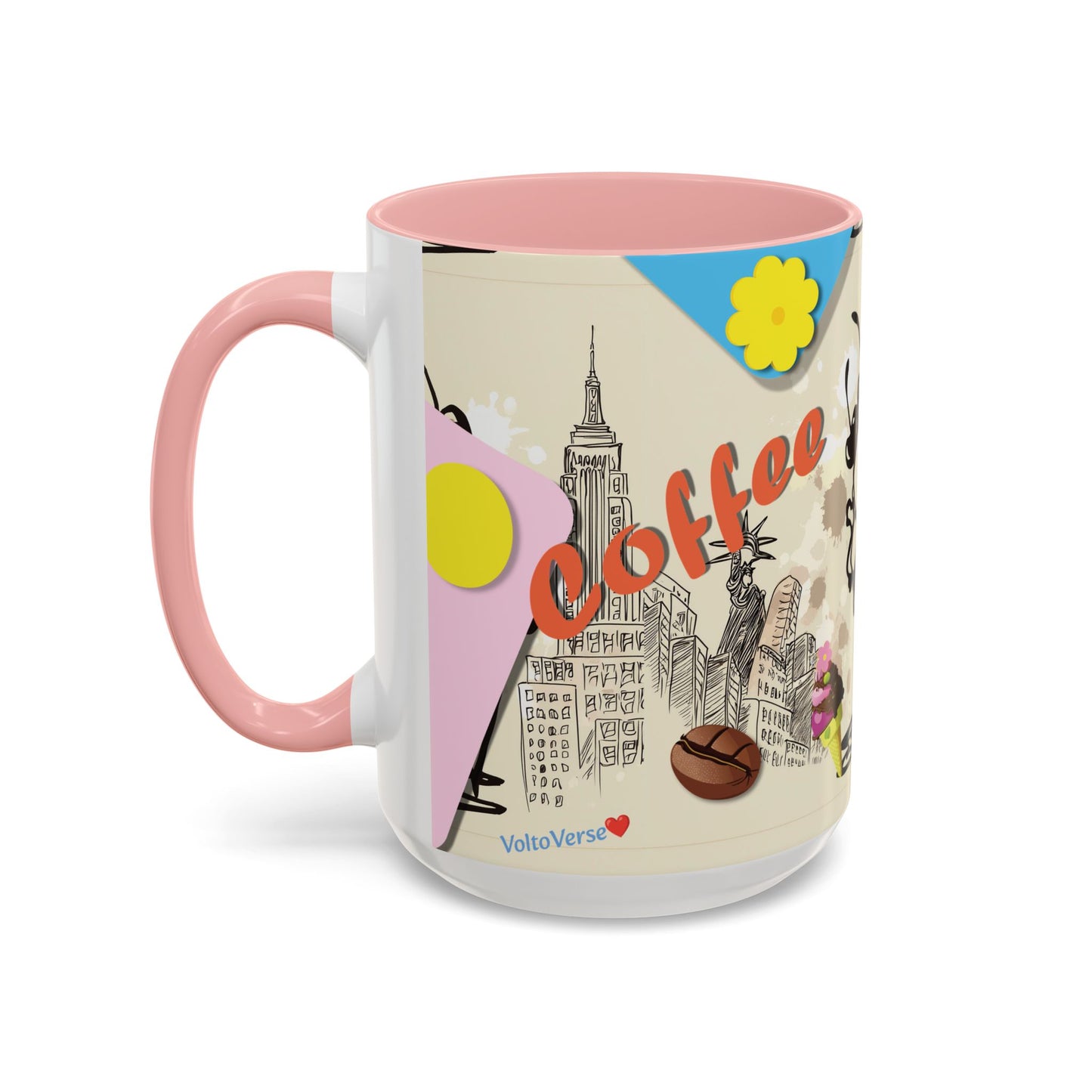 NYC Ice cream flavor melting MUG   (11, 15oz)