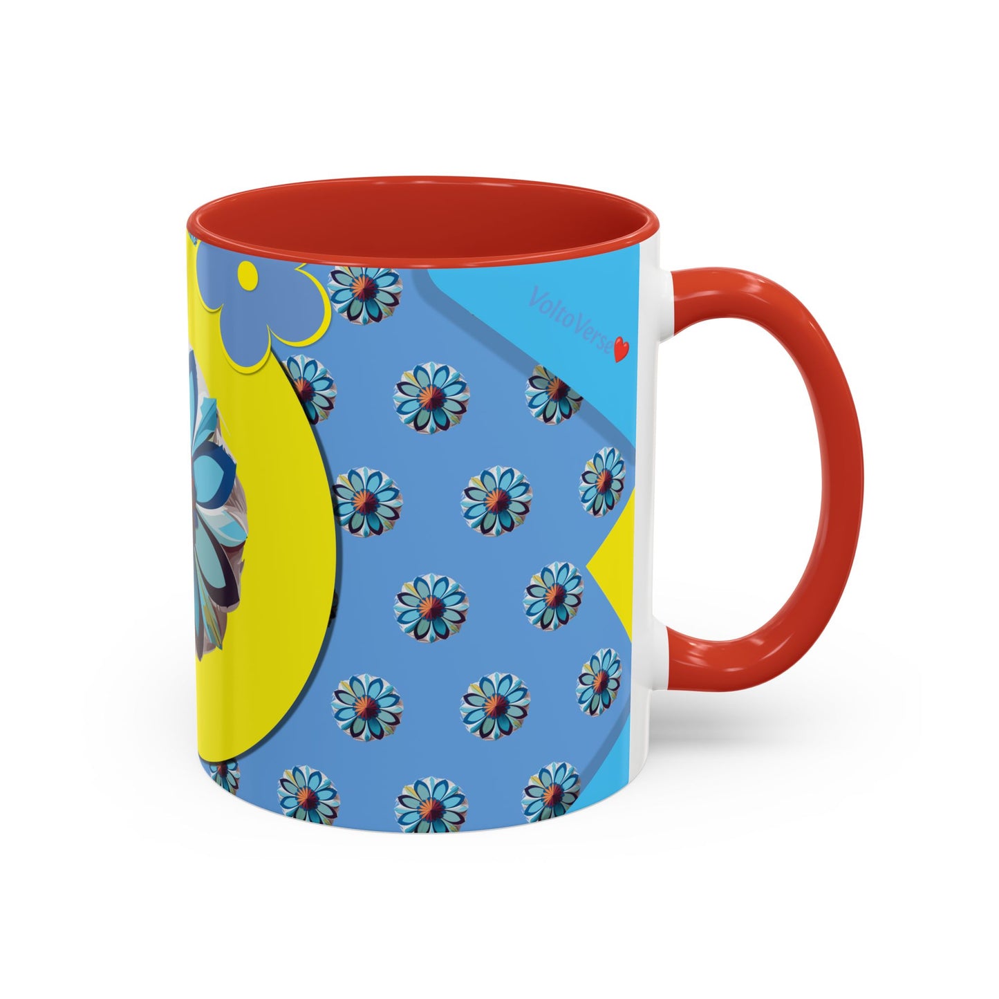 Blue Flower  Coffee Mug (11, 15oz)