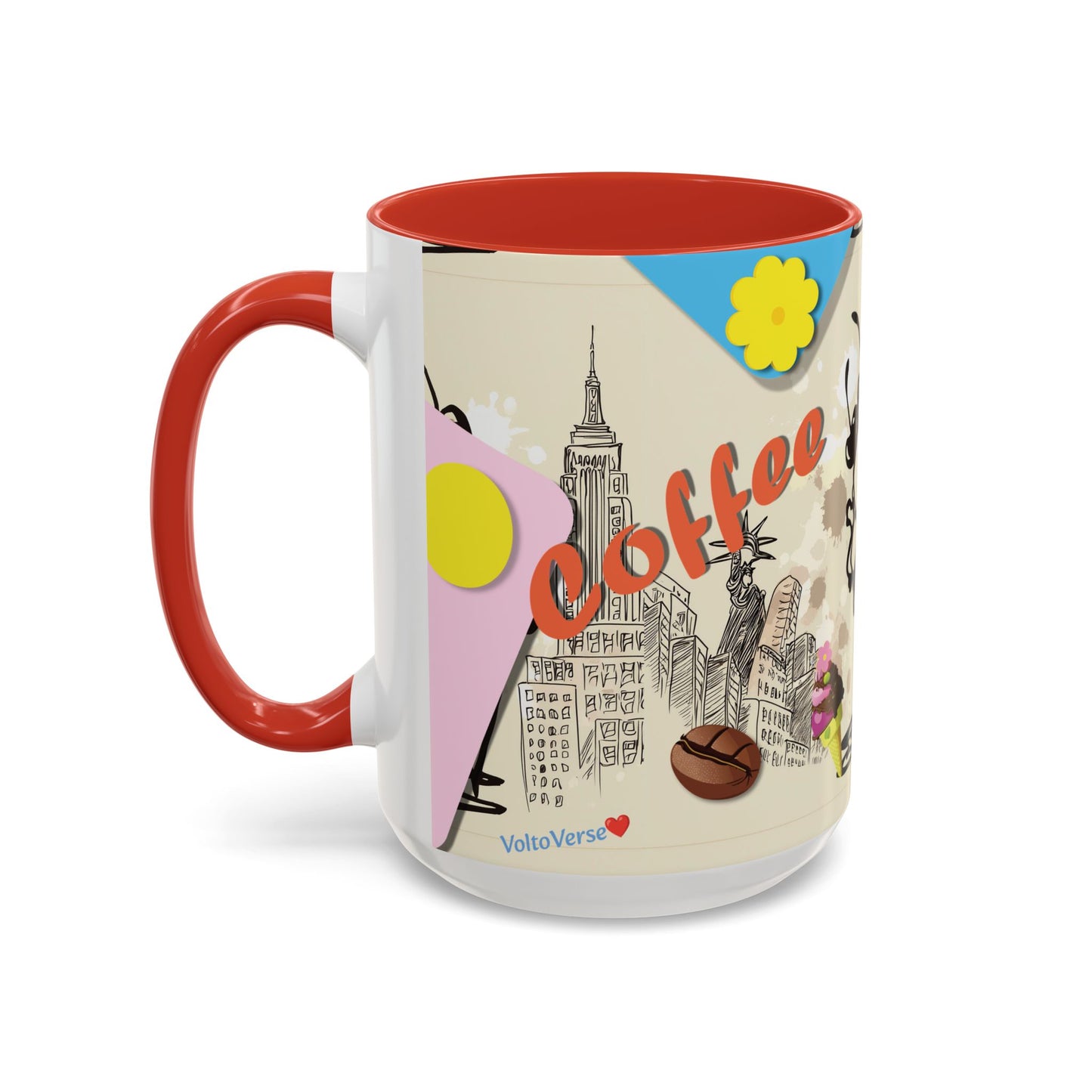 NYC Ice cream flavor melting MUG   (11, 15oz)