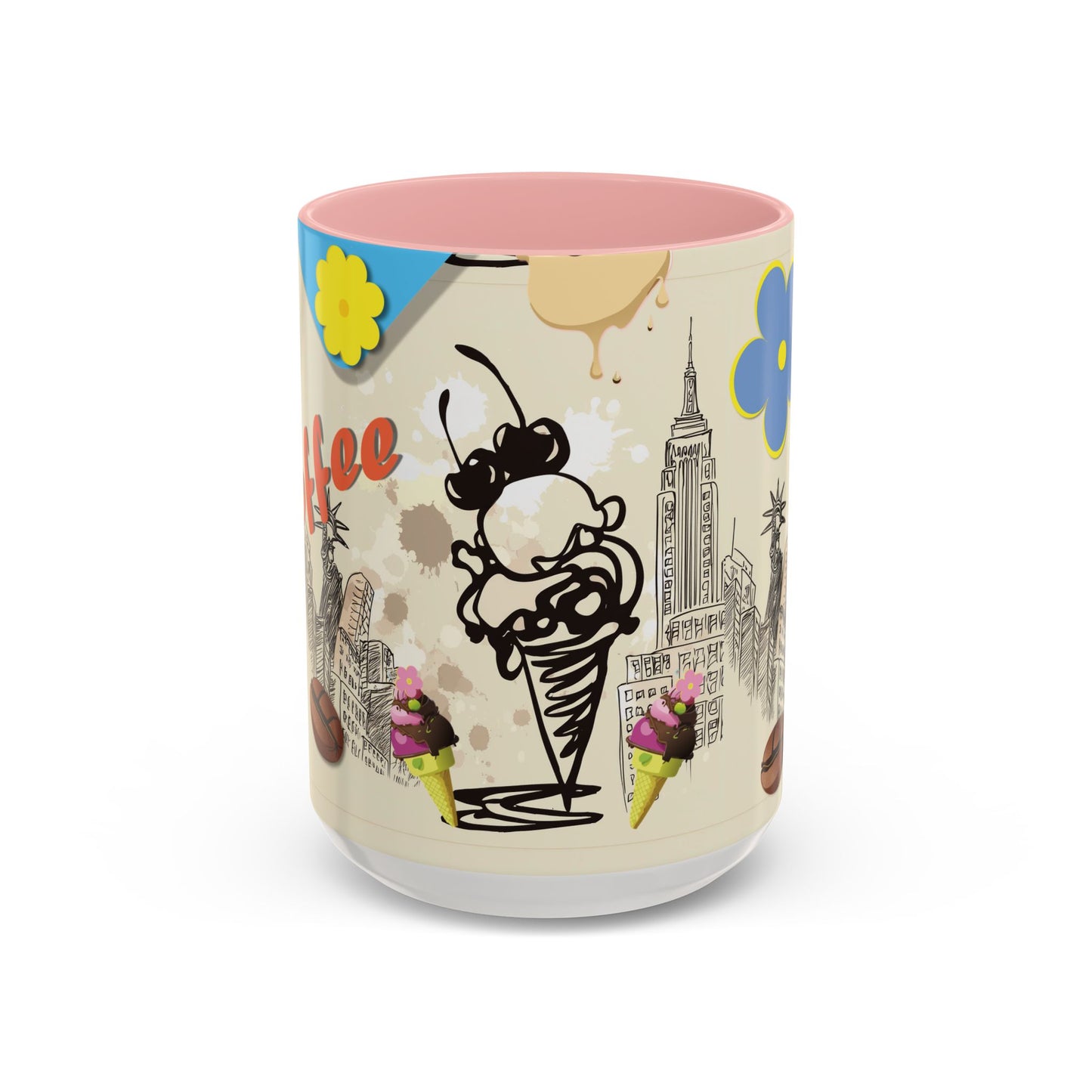 NYC Ice cream flavor melting MUG   (11, 15oz)