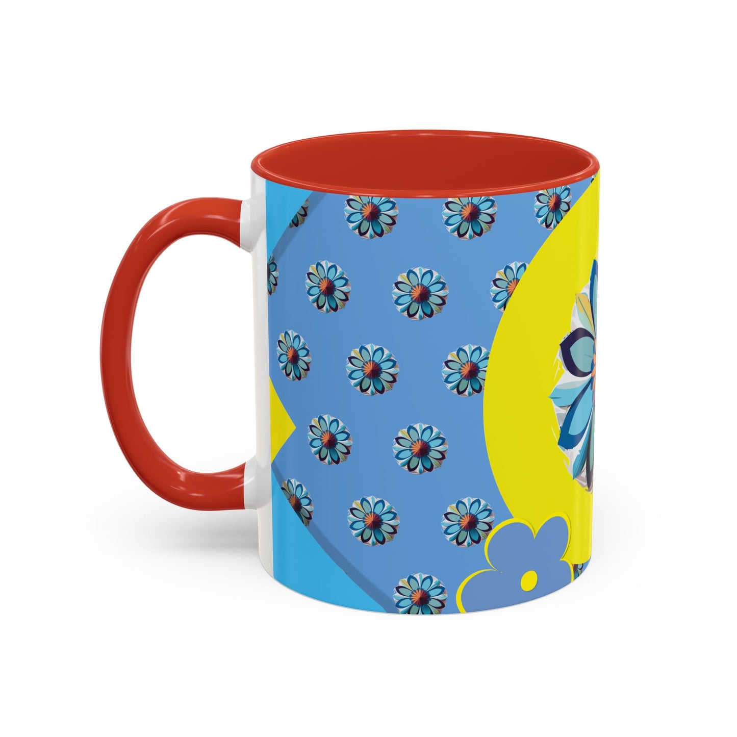 Blue Flower  Coffee Mug (11, 15oz)