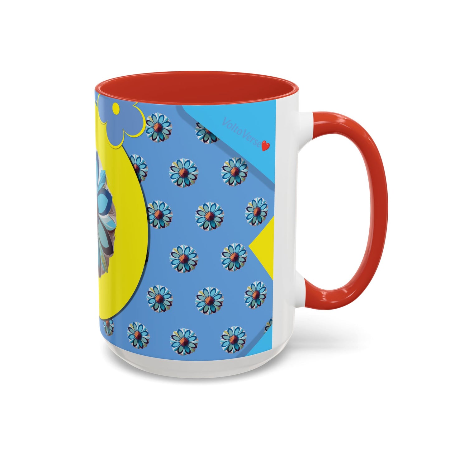 Blue Flower  Coffee Mug (11, 15oz)