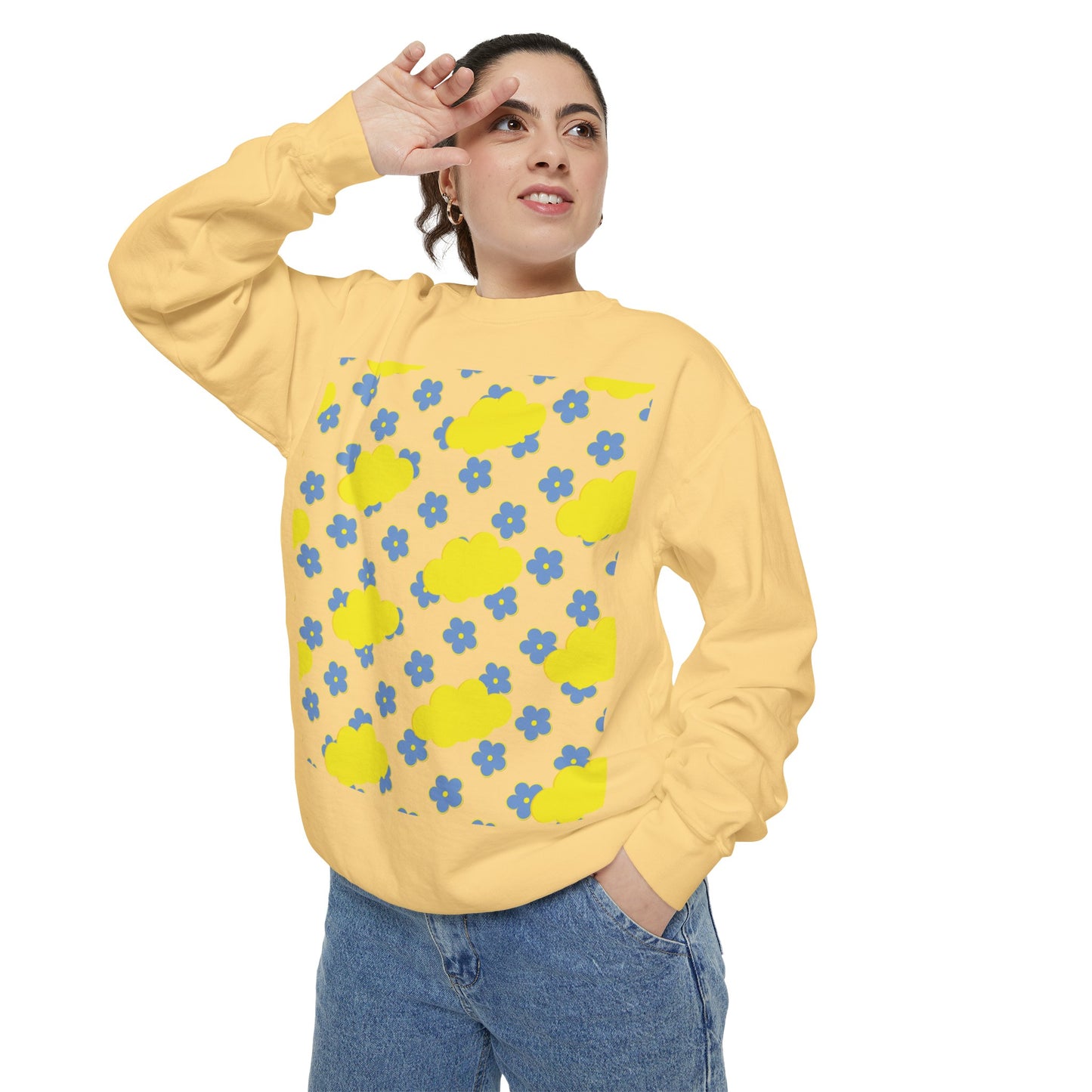 Yellow Cloud Sweatshirt