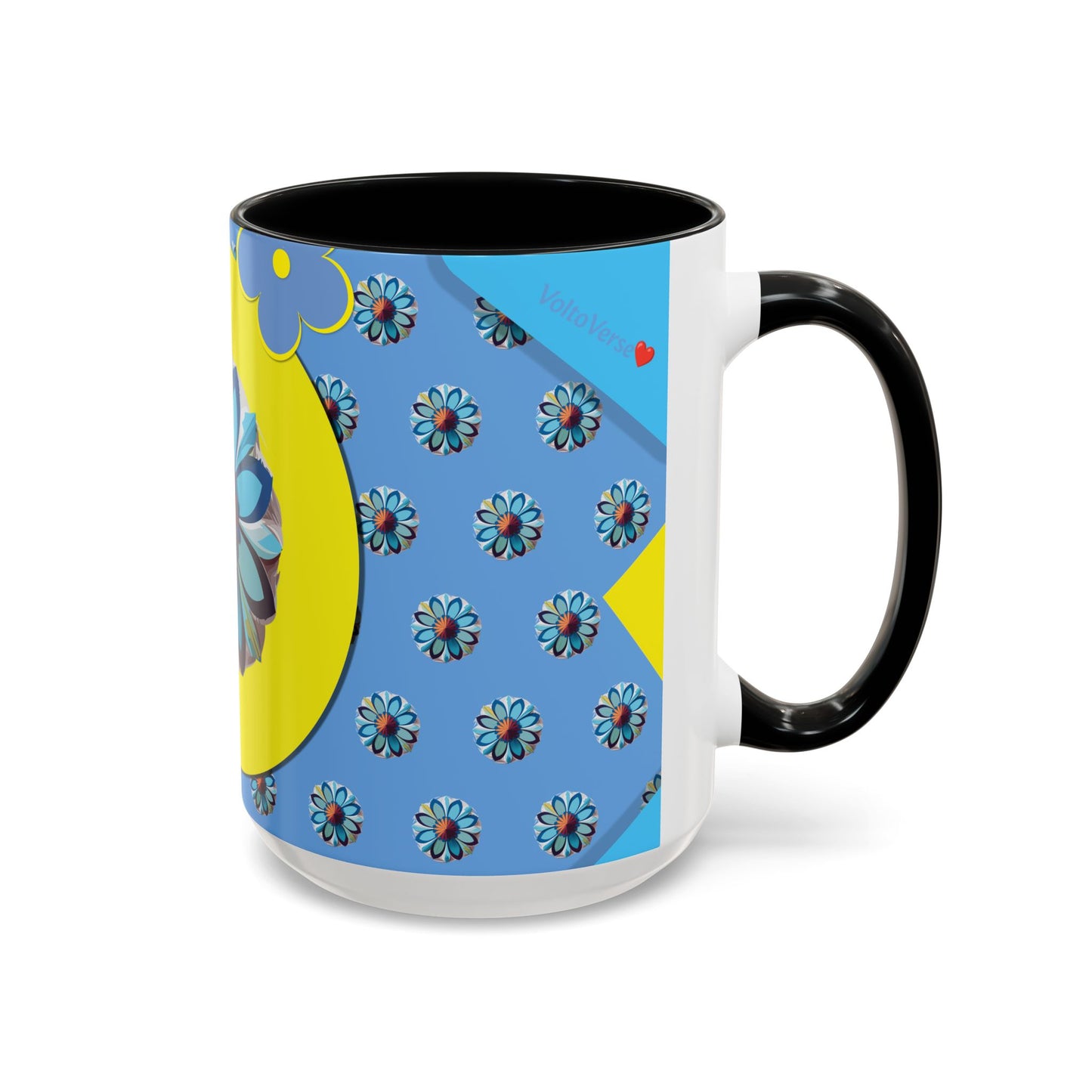 Blue Flower  Coffee Mug (11, 15oz)