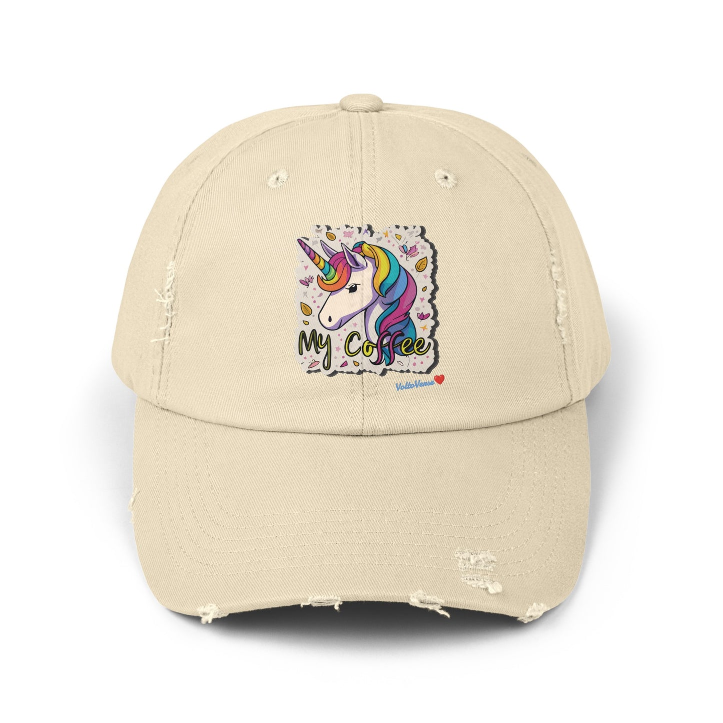 Unicorn Distressed Cap