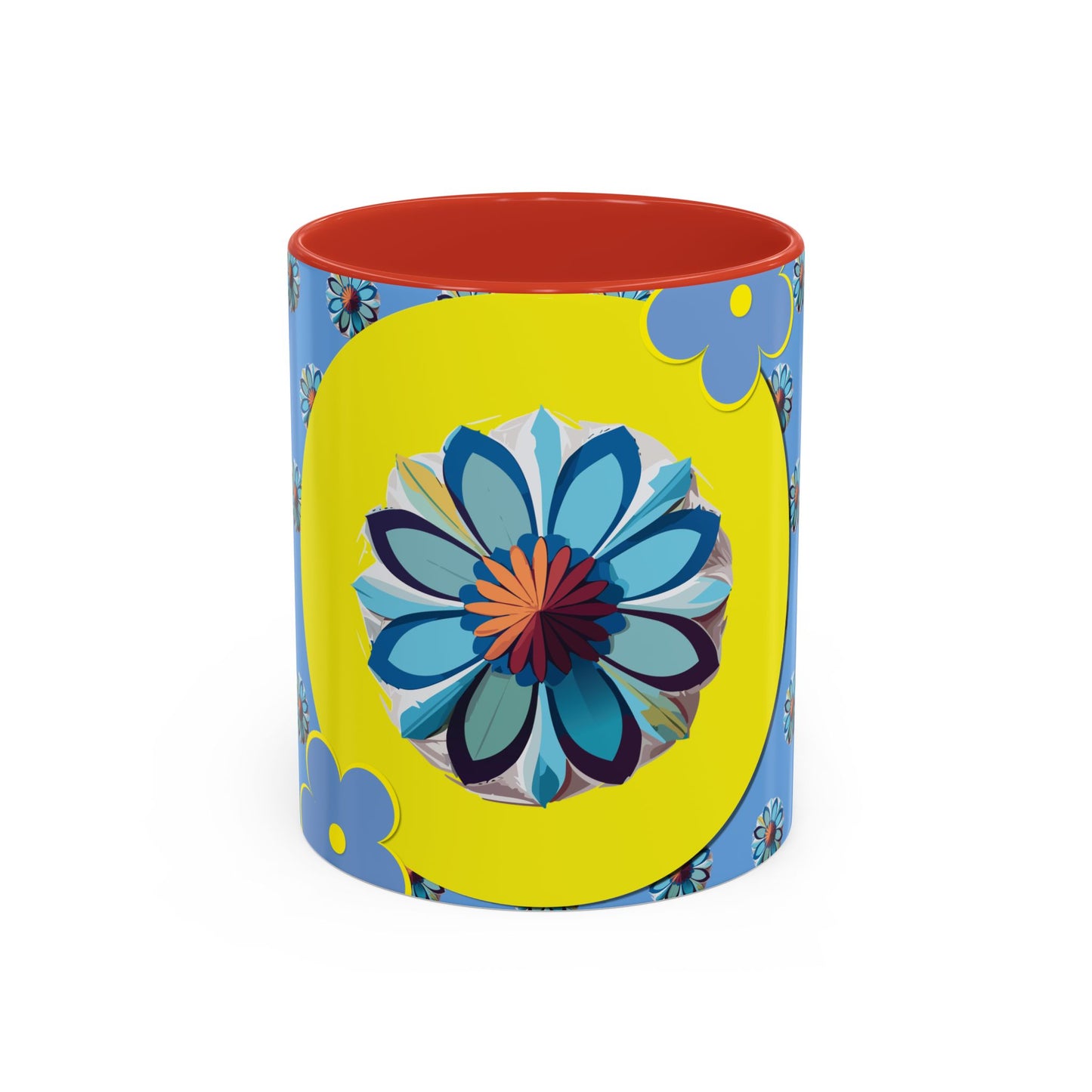 Blue Flower  Coffee Mug (11, 15oz)