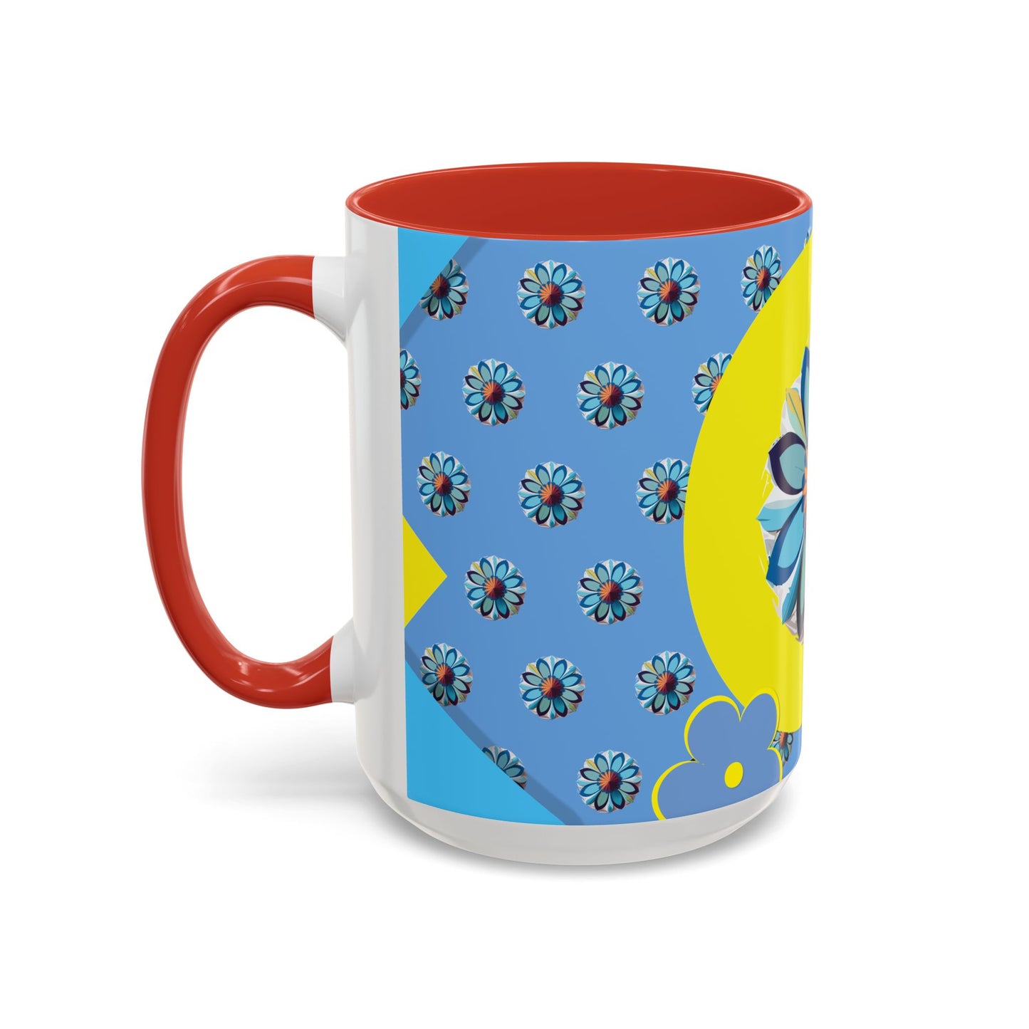 Blue Flower  Coffee Mug (11, 15oz)