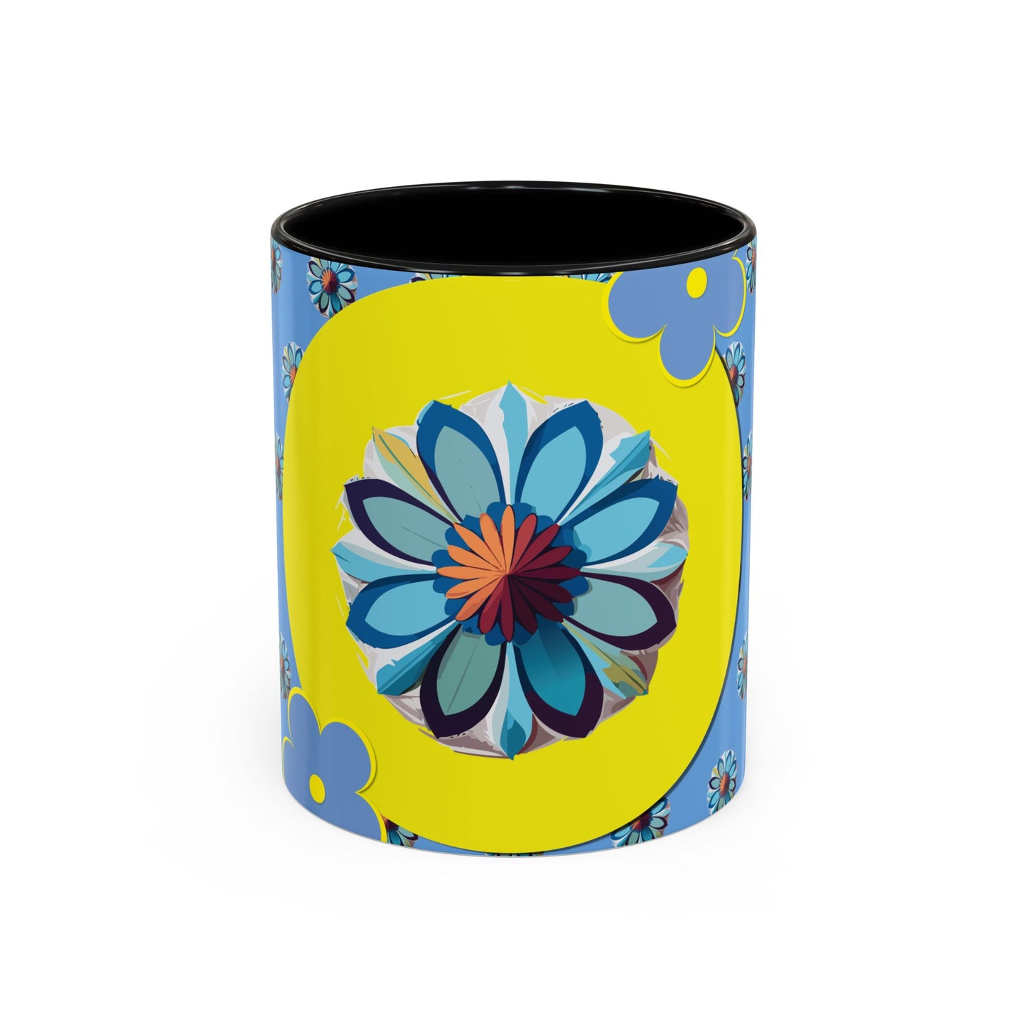 Blue Flower  Coffee Mug (11, 15oz)