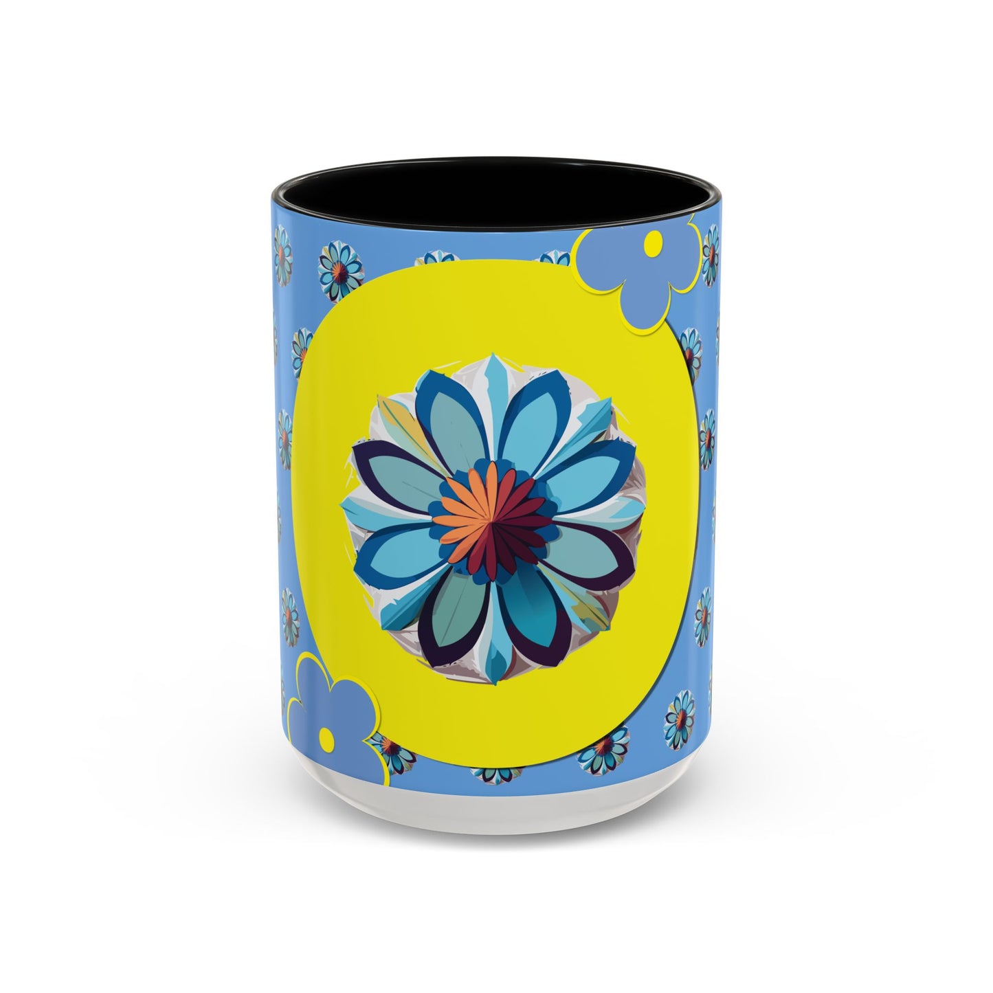 Blue Flower  Coffee Mug (11, 15oz)